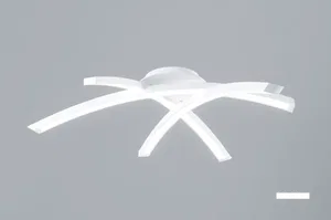 Люстра LED накладная фигурная цвет белый  D60CM "КАБИНЕТ стиль скандинавский" 4К