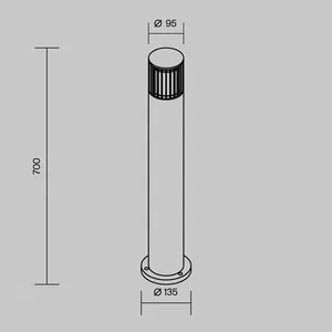 Ландшафтный светильник Outdoor O492FL-01GF