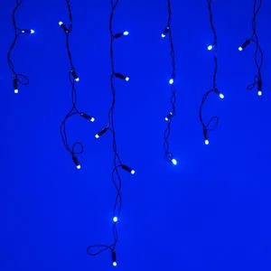 Светодиодная гирлянда ARD-EDGE-CLASSIC-2400x600-BLACK-88LED-STD BLUE (230V, 6W) (Ardecoled, IP65, 1 год)