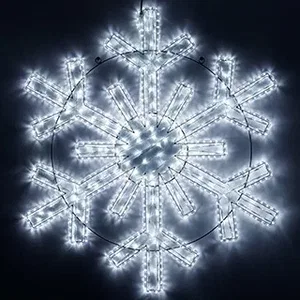 Фигура светодиодная ARD-SNOWFLAKE-M11-1250x1200-604LED White (230V, 36.5W) (Ardecoled, IP65, 1 год)