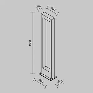 Ландшафтный светильник Outdoor O425FL-L10GF