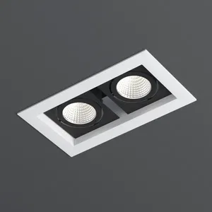Светильник CL-KARDAN-S180x102-2x9W Day (WH, 38 deg) (Arlight, IP20 Металл, 3 года)