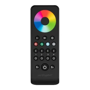 Пульт SMART-R43-RGBW Black (4 зоны, 2.4G) (Arlight, IP20 Пластик, 5 лет)