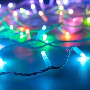 Светодиодная гирлянда ARD-STRING-CLASSIC-10000-WHITE-100LED-LIVE RGB-DMX (24V, 10W) (Ardecoled, IP65, 1 год)