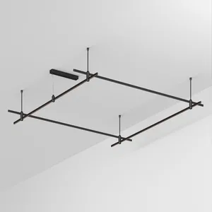 Основание ART-APRIORI-QUADRAT-ROD-400-2000x2000 (BK) (Arlight, IP20 Металл, 3 года)
