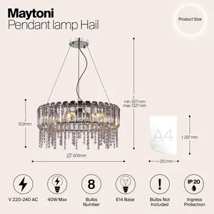 Подвесной светильник Maytoni MOD097PL-08CH
