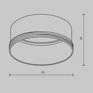 Комплектующие для светильника Technical RingL-20-W