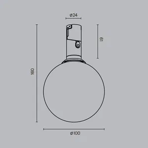 Трековый светильник Technical TR208-1-5W3K-B
