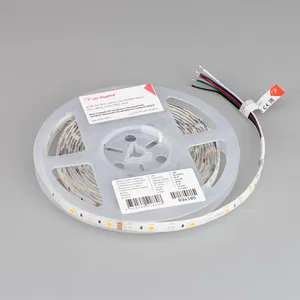 Лента RTW-SE-B60-10mm 24V RGBW-Warm (14.4 W/m, IP65, 5060, 5m) (Arlight, Открытый)