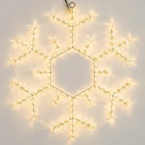 Фигура светодиодная ARD-SNOWFLAKE-M5-600x600-360LED Warm (230V, 20W) (Ardecoled, IP65, 1 год)