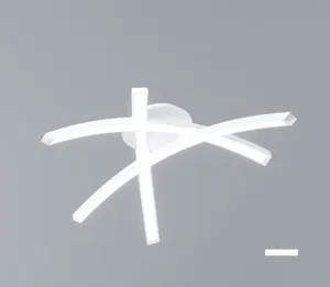 Люстра LED накладная фигурная цвет серебро D40CM "СПАЛЬНЯ стиль современный" 4К