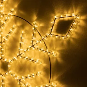Фигура светодиодная ARD-SNOWFLAKE-M9-900x900-360LED Warm (230V, 22W) (Ardecoled, IP65, 1 год)