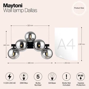 Настенный светильник (бра) Maytoni MOD547WL-05B