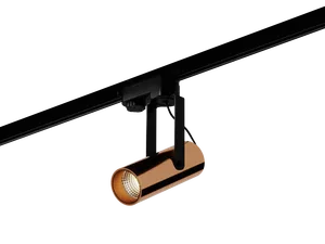 Трековый светильник HOKASU Tube Clip TR4 (85-160/ral9005 – 40w/5098/38deg)