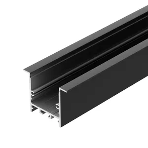 Профиль SL-LINIA49S-F-2000 ANOD BLACK (Arlight, Алюминий)