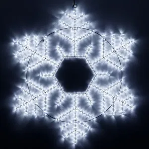 Фигура светодиодная ARD-SNOWFLAKE-M10-1000x900-504LED White (230V, 31W) (Ardecoled, IP65, 1 год)