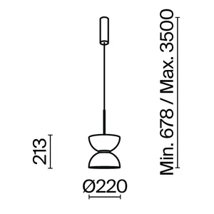 Подвесной светильник Maytoni MOD178PL-L11W3K