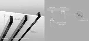 Шинопровод встраиваемый Technical TRX004-221B