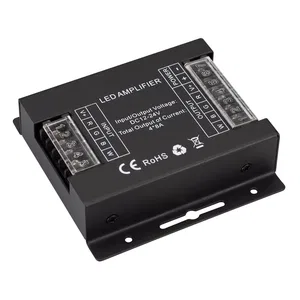 Усилитель ARL-5022-RGBW (12-24V, 4x8A, 384-768W) (Arlight, IP20 Металл, 3 года)