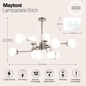 Подвесной светильник Maytoni MOD221-PL-12-N