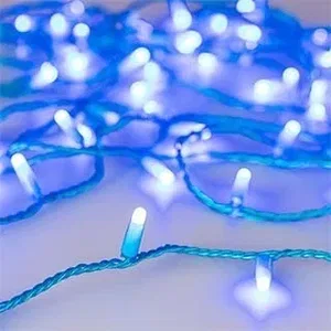 Светодиодная гирлянда ARD-STRING-CLASSIC-10000-BLUE-100LED-MILK-FLASH Blue (230V, 7W) (Ardecoled, IP65, 1 год)
