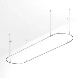 Основание ART-APRIORI-OVAL-HANG-4000x1000 (TN) (Arlight, IP20 Металл, 3 года)