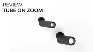 Накладной светильник HOKASU Tube ON Zoom (85-160/ral9005 – 40w/5097/12-50deg)