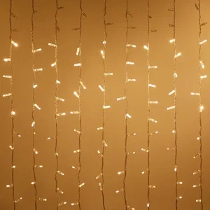 Светодиодная гирлянда ARD-CURTAIN-CLASSIC-2000x9000-CLEAR-2200LED-WATERFALL Warm (230V, 180W) (Ardecoled, IP65)