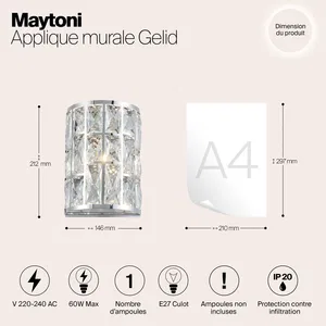 Настенный светильник (бра) Maytoni MOD184-WL-01-CH