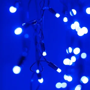 Светодиодная гирлянда ARD-EDGE-CLASSIC-2400x600-BLACK-88LED-STD BLUE (230V, 6W) (Ardecoled, IP65, 1 год)