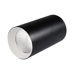Светильник накладной SP-POLO-R85-1-15W Warm White 40deg (Black, White Ring) (Arlight, IP20 Металл, 3 года)