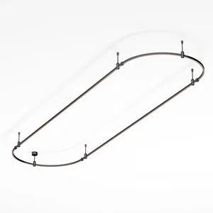 Основание ART-APRIORI-OVAL-ROD-200-3000x1000 (BK) (Arlight, IP20 Металл, 3 года)