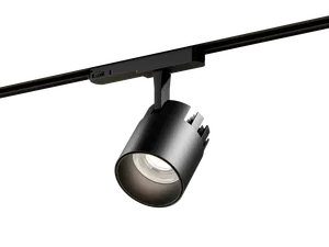 Raylı armatürler 6063 Focus TR4 (RAL9005/60deg — 10-25W/5090)