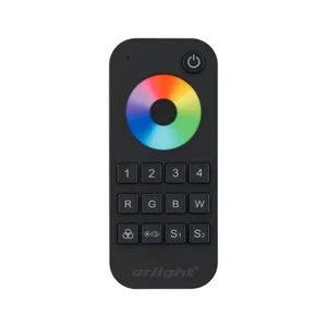 Пульт SMART-R26-RGBW Black (4 зоны, 2.4G) (Arlight, IP20 Пластик, 5 лет)