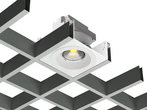 Светильник HOKASU DOT Grilyato-100 noPS (RAL9005/15deg — 5K/30W)