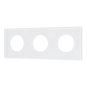 Рамка стеклянная FRM-GLARE-GC-3-WH (Arlight, -)
