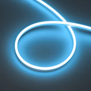 Лента герметичная HALO-SIDE-A168-6x13mm 24V Lake Blue (10 W/m, IP67, 2835, 5m) (Arlight, Силикон)