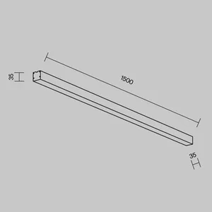 Линейный светильник Technical LL311006