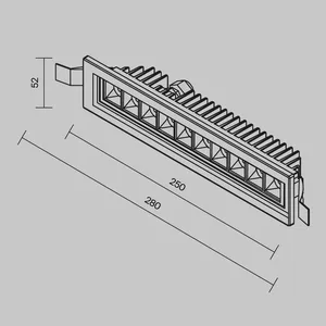 Уличный потолочный светильник Outdoor O488DL-L12GF3K