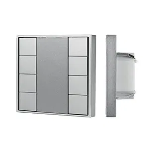 INTELLIGENT ARLIGHT Кнопочная панель DALI-201-23-8K-D2-IN Silver (BUS, Frame) (IARL, IP20 Металл, 3 года)