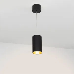 Светильник подвесной SP-POLO-R85-2-15W Warm White 40deg (Black, Gold Ring) (Arlight, IP20 Металл, 3 года)