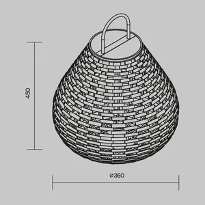 Светильник на солнечной батарее Outdoor OSL599FL-L5B3K