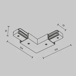 Комплектующие для систем освещения с токоведущими элементами Technical TRA001CLB-11W