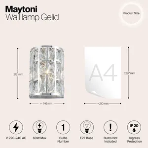 Настенный светильник (бра) Maytoni MOD184-WL-01-CH