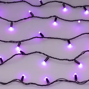 Светодиодная гирлянда ARD-STRING-CLASSIC-20000-BLACK-200LED-MILK-SYNC RGB (230V, 13W) (Ardecoled, IP65, 1 год)