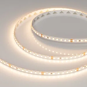 Лента RT-A128-8mm 24V Warm2700 (9.6 W/m, IP20, 2835, 5m) (Arlight, высок.эфф.150 лм/Вт)