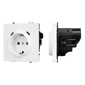 Механизм розетки с USB зарядкой SCT-NOBE-MUCC-SFPL-WH (230V, 16A) (Arlight, -)