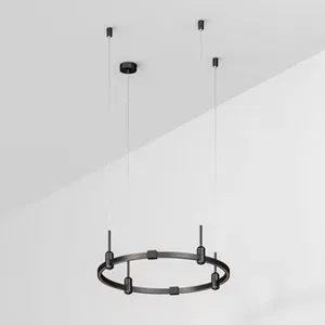 Основание ART-APRIORI-ROUND-HANG-R600 (BK) (Arlight, IP20 Металл, 3 года)