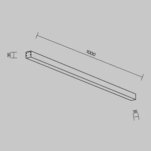 Линейный светильник Technical LL311012