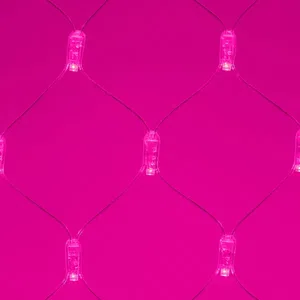 Светодиодная гирлянда ARD-NETLIGHT-CLASSIC-2000x1500-CLEAR-288LED Pink (230V, 18W) (Ardecoled, IP65)